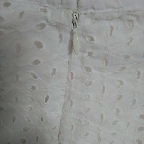 George White Eyelet A-Line Full Skirt, Lining, 14 - Picture 5 of 6